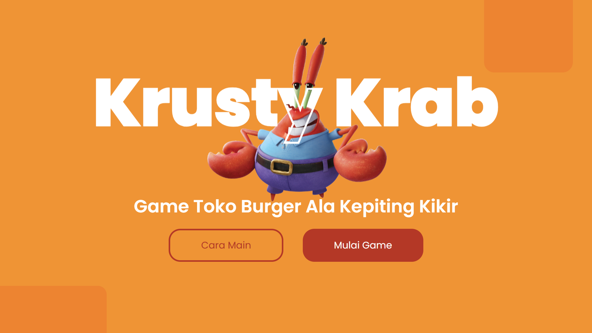 Krusty Krab Fun Minigame